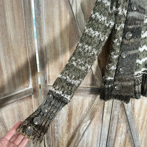 BKE Wool Blend Open Front Cardigan - Picture 4 of 4